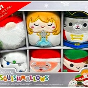 Squishmallows 2021 Holiday Plush Ornament Set (Classic Holiday Squad) [Minis]